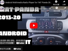 Android-de Radiospeler Van verschillende media voor OEM van Fiat Panda 2013-2020 Stijlshowcase van WITSON 8784