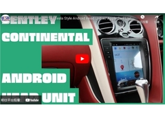 Bentley Flying Spur Continental 2015-2019 Tesla Android-hoofdunit CarPlay Android Auto-WITSON